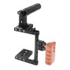 CAMVATE DSLR Camera Cage Top Handle Wood Grip for Canon