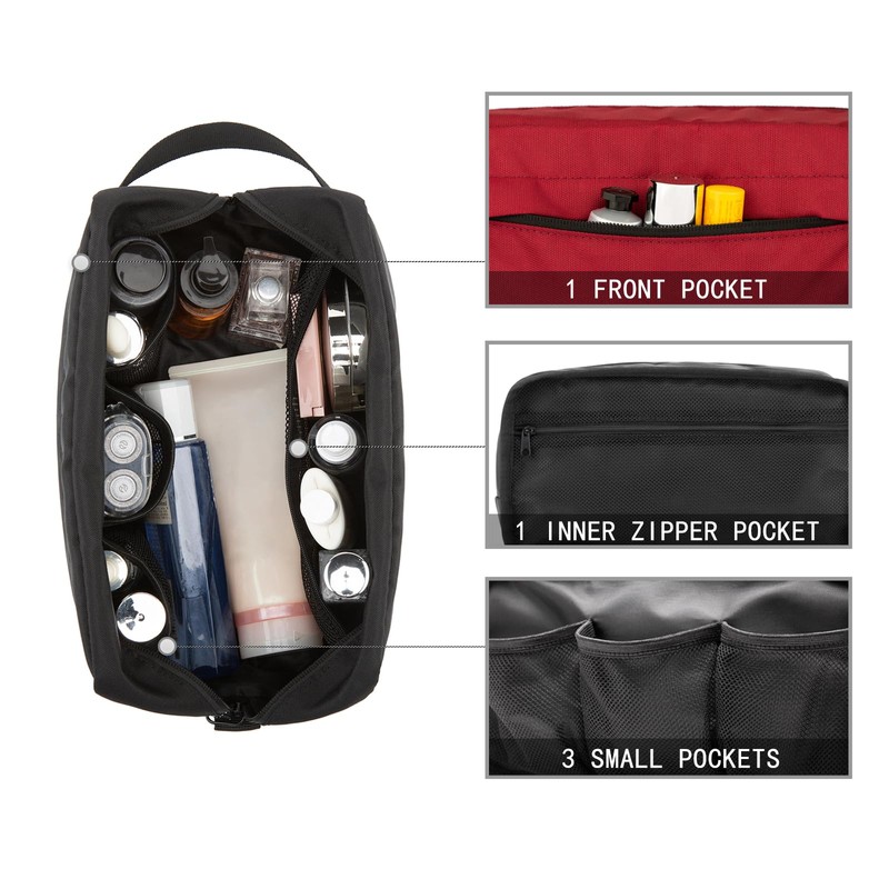Vorspack Toiletry Bag Hanging Dopp Kit for Men Water Resistant