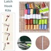 LAPATAIN Latch Hook Kits for DIY Throw Pillow Cover,Daisy Needlework