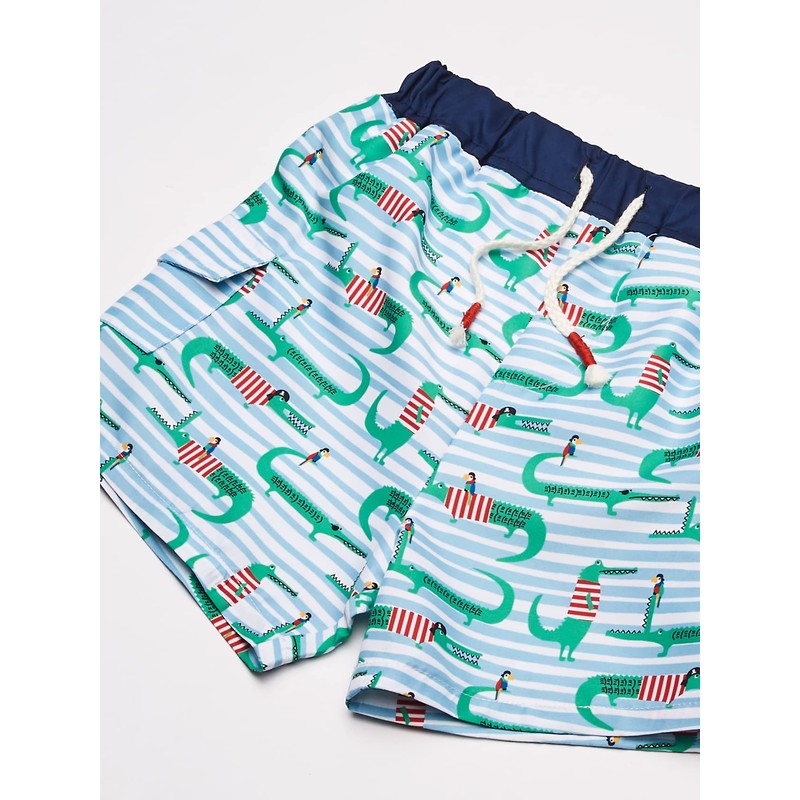 Mud Pie Bañador de cocodrilo Pirata para niño, Multi, 4