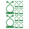 M METERXITY 100-Pack Plastic Plant Wall Clips, 20mm/0.79Inch Garden Vegetable
