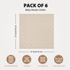 Yoofoss Muslin Cloths for Baby Muslin Squares 6 Pack Large