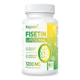 Fisetina 1200mg Inmunidad Salud Apoyo Cognitivo 60cap Sabor Sin Sabor