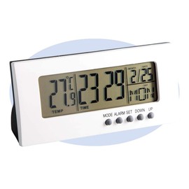 Nani Wine International Multi-Digital Clock SC-1715 4.0 x 1.1 x 2.0 inches (10.2 x 2.8 x 5 cm)
