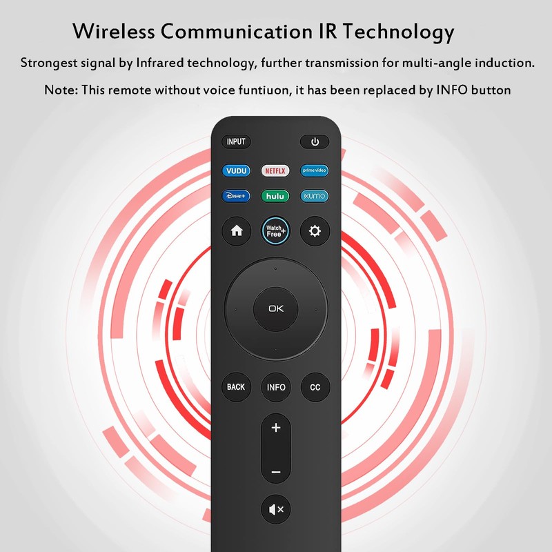 Universal Remote Control XRT260 for All VIZIO Smart TV Smartcast