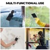 16 Pcs Plastic Putty Knife 2" Black Flexible Putty Knife