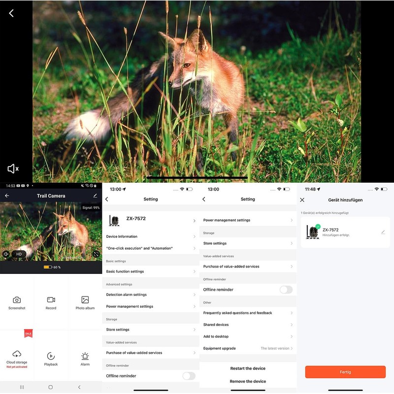 VisorTech Wildlife Camera with SIM: 4G/LTE Wildlife Camera with 2K