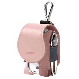 Zesty Golf Ball Case, Functional Player Golf Ball Pouch, Golf Equipment, Green Fork (Pink,Left Hip Mount)