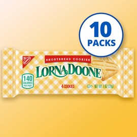 Lorna Doone Shortbread Cookies, 10 Packs (4 Cookies Per Pack)