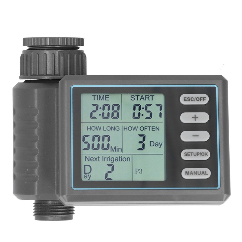 LCD Electronic Garden Digital Water Timer Watering Irrigation Controller with