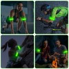 flintronic 2 Packs Light Up Armband LED Slap Safety Armband