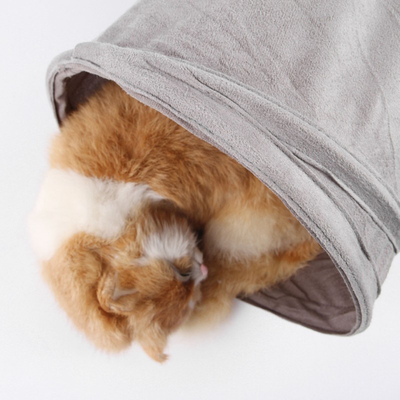 Cat Tunnel Collapsible Interactive Crinkle Large Space Kitten Tunnel Toy