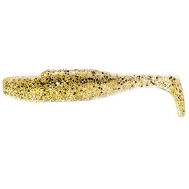Z-MAN, DieZel MinnowZ - Señuelo de Cebo Suave, Agua Dulce/Salada, 10 cm de Longitud, Color Dorado, Paquete de 5