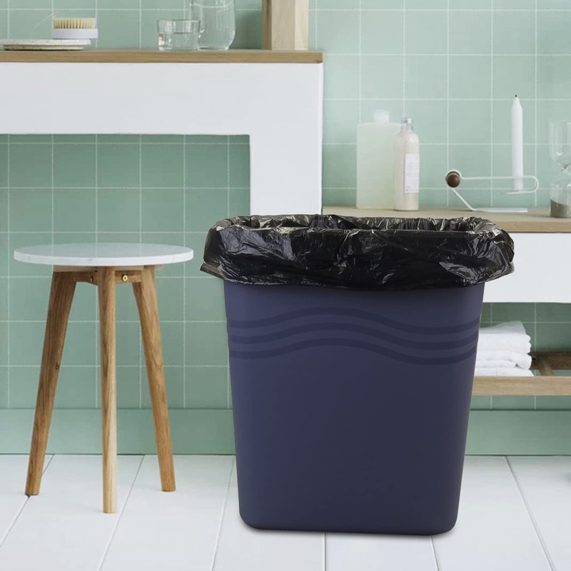 Yesdate 8 Gallon Black Trash Bags, Waste Bin Liners for