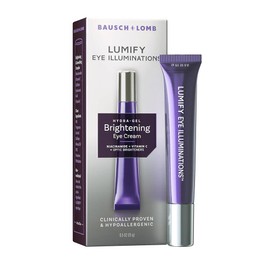 LumiPie 루미파이 일루미네이션 하이드라-젤 브라이트닝 크림, 비타민 C, 카페인, 나이아신아마이드, 히알루론산이 잔주름과 주름을 밝고 매끄럽게 하며 줄여줍니다, 0.5온스(15g) [Eye Cream] Lumifi Illumination Hydra-Gel Brightening Cream, Vitamin C, Caffeine, Niacinamide, Hyaluronic Acid Brightens and Reduces Fine Lines and Wr