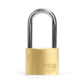 IFAM Anti Theft Padlock SR40AL Starting Range 40mm Long Shackle Double Locking Padlock Includes 2 Serrated Keys Strong and Reliable Ideal for Suitcases, Lockers, Drawers