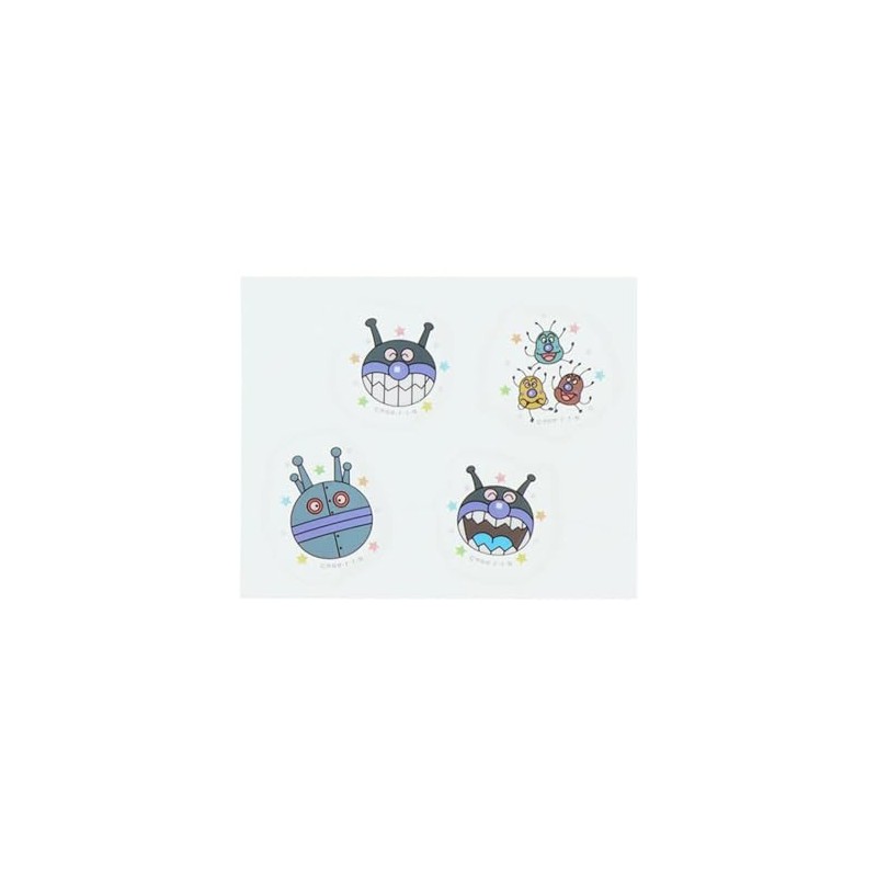 Sunstar Stationery Anpanman Together! Lipeta Face Paikin-man 808376 Sticker