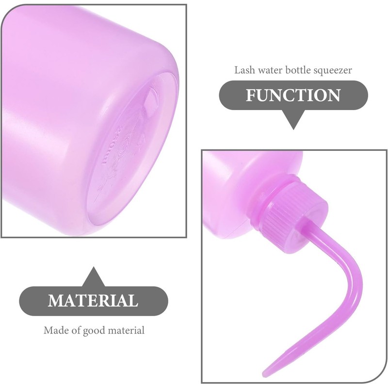Botella Exprimible para Limpieza de Pestañas 250 Ml, Set de