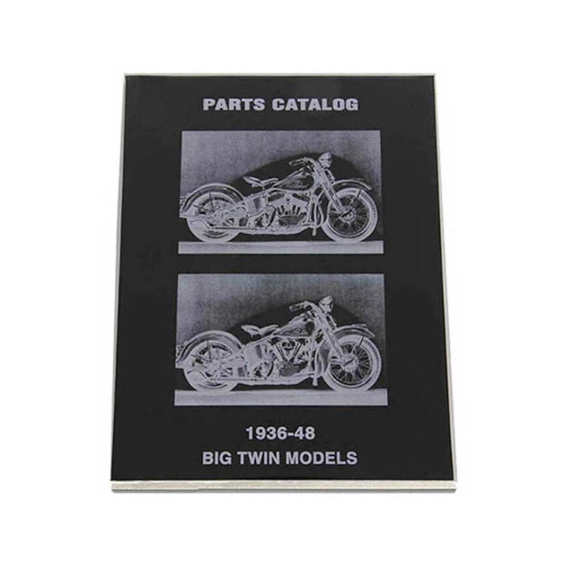 Harley Parts Manual Catalog Book 1936 to 1948 Knucklehead UL