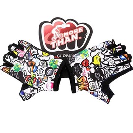 LEXINCHENG Kids Cycling Gloves Balance Bike Gloves for Boys Girls 3 4 5 6 7 (Multicoloured, XS)