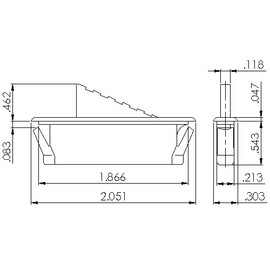 Set of 6 White Window Sash Vent Stops 1711BROWN
