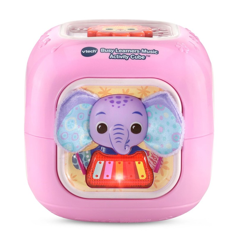 VTech Baby Busy Learners Music Activity Cube, Pink