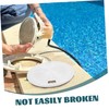 Levemolo Swimming Pool Skimmer Cover Replacement Round Pool Accessory Lid