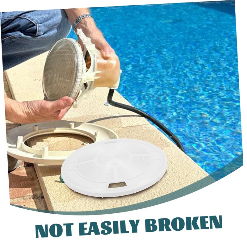 Levemolo Swimming Pool Skimmer Cover Replacement Round Pool Accessory Lid