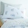 Bianca Zoo Animals Cotton Double Fitted Sheet White