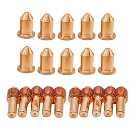 10Pcs 120574 Electrode and 10Pcs 120606 Nozzle for Hypertherm PMX 600 800 900 Plasma Consumables