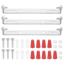 PATIKIL 140mm (5.5") Universal Light Fixture Mounting Bracket Kit, 3 Set Light Crossbar Ceiling Light Plate with Screw for Wall Lights Ceiling Lighting Pendant Chandelier