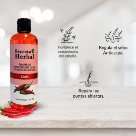 Shampoo Secreto Herbal Anticaída Fortalecimiento Chile 500ml