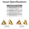 1/2" & 5/8" Threading Tool Holder Combo, Internal & External