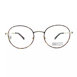 Otis+Grey Eyeglasses Frames OG 7016 TO Brown Tortoise Gold Wire Rim 51-20-140