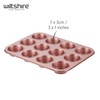 Wiltshire Rose Gold 12 Cup Muffin Tray, PFOA PTFE Free,