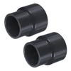 M METERXITY 2-Pack UPVC Reducer Pipe Fitting, 2-1/2"x2 Reducing Coupling