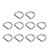 10pcs 316 Stainless Steel D Ring Semi Circular Welded D
