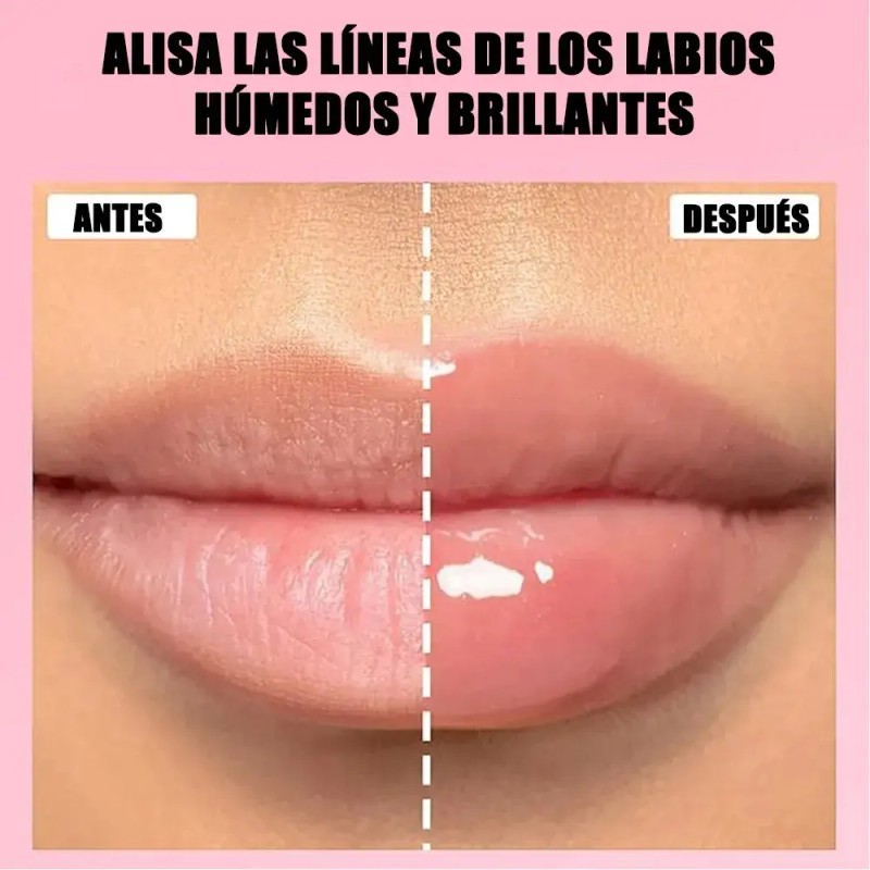 Set De Cuidado Labial Hidratante Glossy Liquid Lip Oil Gloss