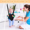 Baby Jumper with Stand, Infant Jumper with Adjustment Strap, Indoor/Outdoor