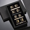Wynameleri Mens Tie Clips and Cufflinks Set 12 PCS Formal