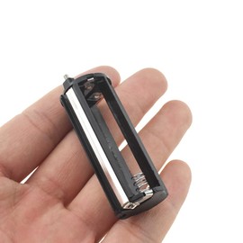 Hahiyo 3xAAA Cylindrical Battery Holder Black Adapter Tube Case Not Corrode Solid Good Contact Bear Battery Leakage Smooth Load for Flashlight Torch Led RC 2.15inch Length 3PCS Plastic