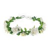 Vividsun Wedding Hair Wreath Floral Garland Crown Headpiece Adjustable Rose