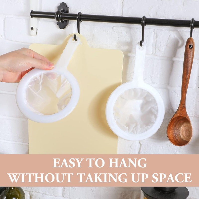 2 Pack Ultra Fine Mesh Filter, Soy Milk Fine Mesh