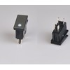 Hosiakly 15A 100V Rocker Switch Push Button Switch Black Blue