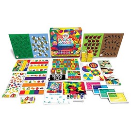 Genius Box - Play some Learning 7 in 1 Activity & Learning Kit for Children Age 3 Years and Up : Magical Colours Educational Activity Kit