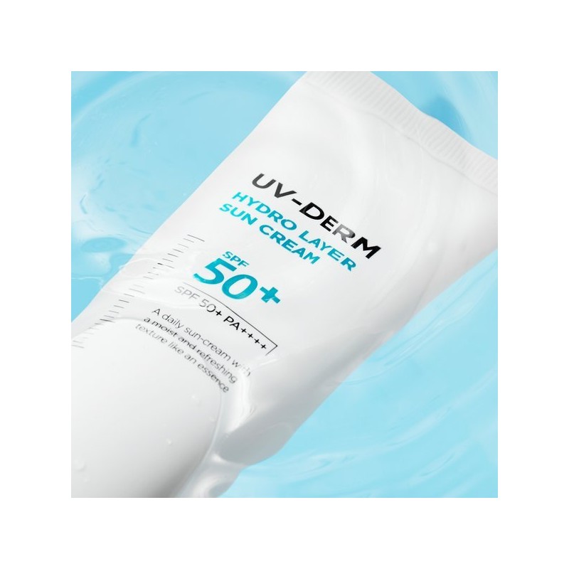 Dermapump 수분선크림유브이덤 하이드로 레이어 선크림 50g (증정 : 선메베5ml) Hydro