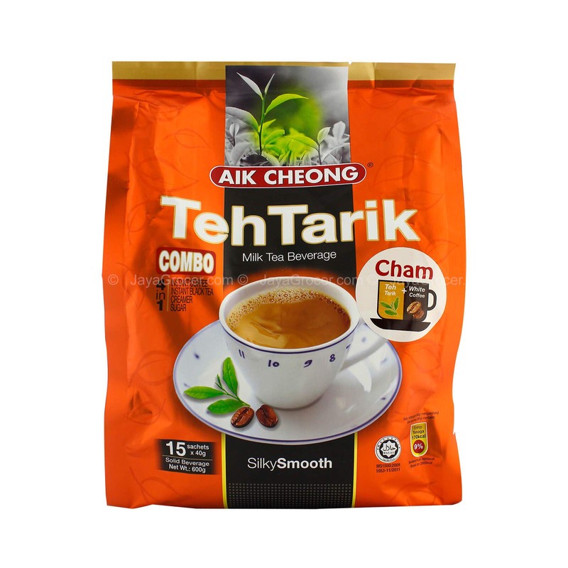 4 Pack Aik Cheong Teh Tarik Milk Tea Beverage Cham