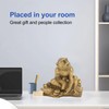 Grcfumo Brass Monkey Figurine, Statue, Ornament for Home Decor Collectibles