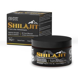 Shilajit Resin 100% Pure Himalayan Shilajit 30g Gold Grade - Rich in Fulvic & Humic Acid, Minerals, Immune System & Vitality Booster, Vegan (Pack of 1 (30g))