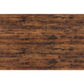 Brown Vintage Wood Background for Photography - Wall Tapestry Backdrop (5X3 FT, Polyester)